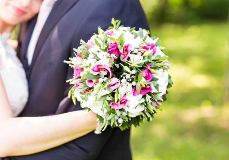 Wedding bouquet of flowers